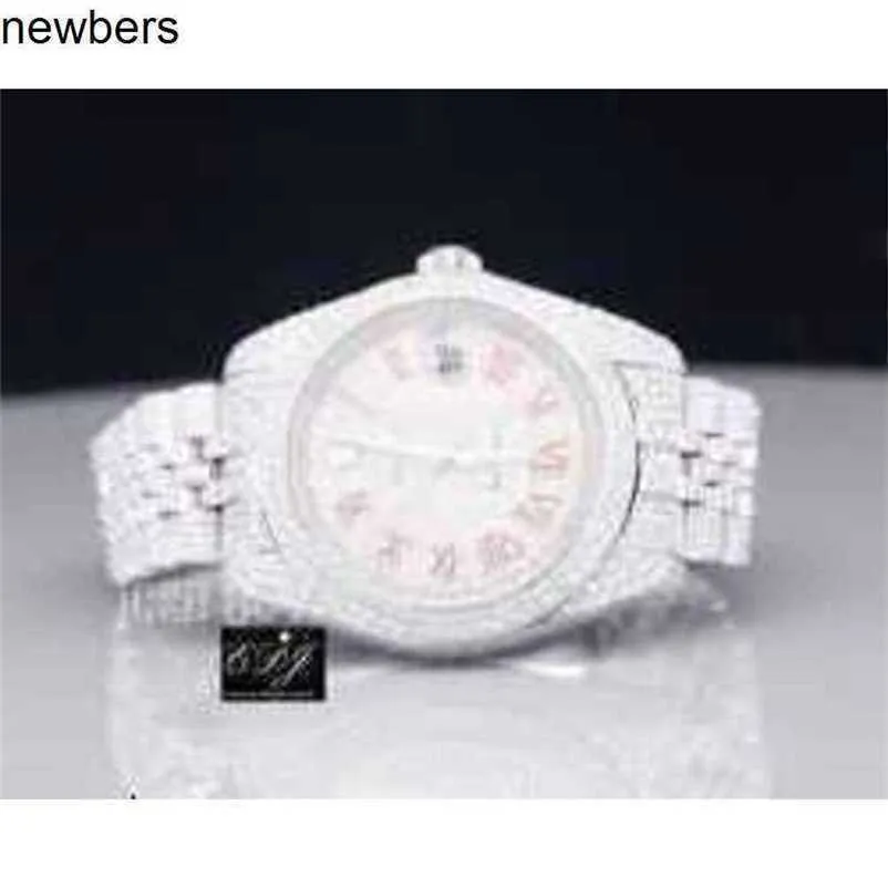 Diamants de luxe AP Montre Apf Factory Vvs Iced Out Moissanite Peut passé Test Diamants de luxe Mouvement à quartz Glacé Saphir Acier Quartz Hip HoZ1M6EHHOXWPMV8