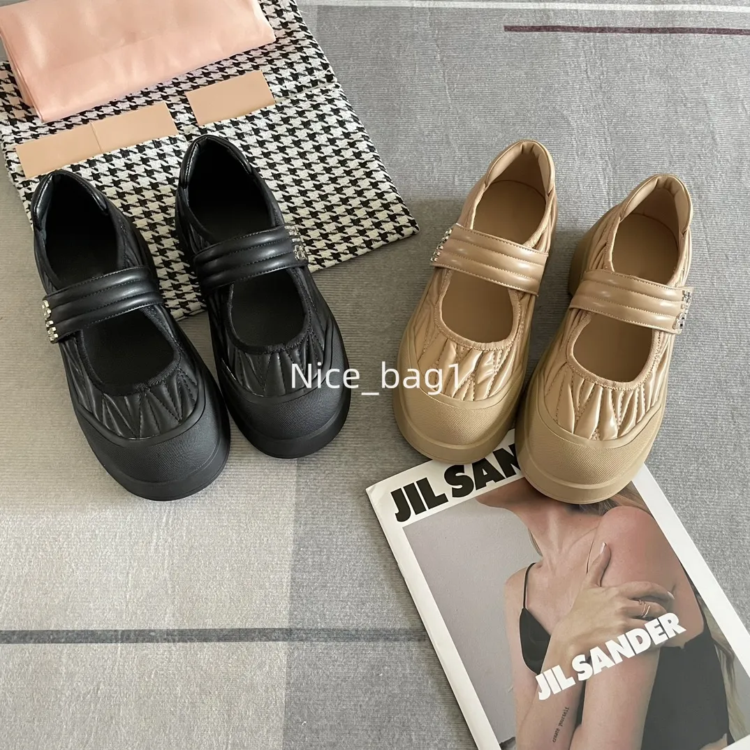 Designer Big Platform Luxe damesloafers Mode met handelsmerk lederen damesschoenen met dikke zolen Klassieke Oxford-loafers