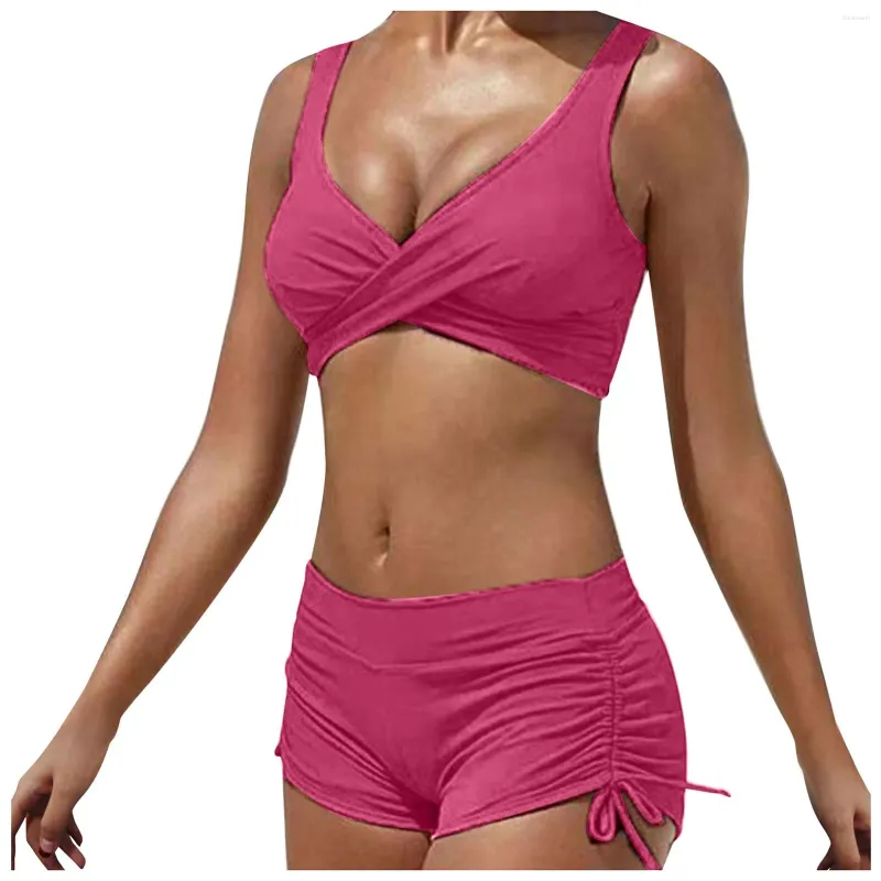 Zwemkleding voor dames Badpak Buitenlandse Handel Bikini Europa en de Verenigde Staten Grote maten Split Fabrikanten Sexy trekkoord