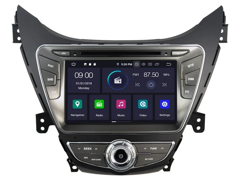 Android 10.0 GPS Navigation DVD Radio For Hyundai Avante i35 Elantra 2011-2013 GPS