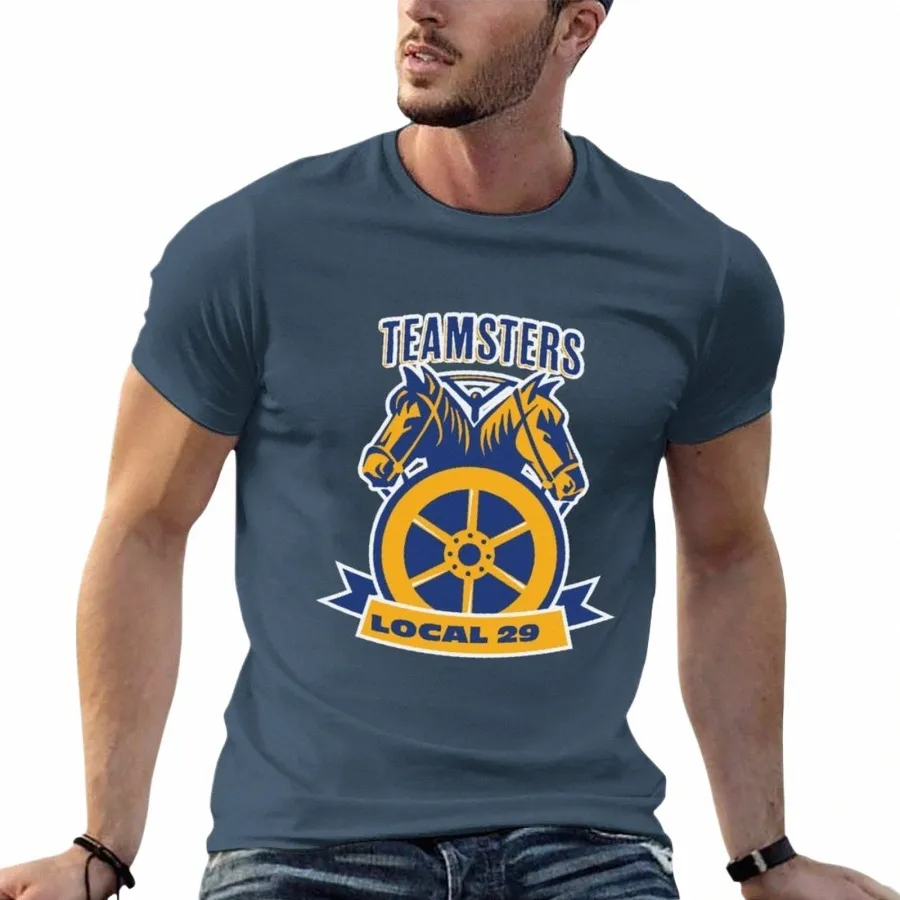 Teamsters Local 29 Cadeaux, Teamster pilote cadeau de fête des pères T-Shirt chemises graphiques t-shirts hippie vêtements uni noir t-shirts hommes 42tz#