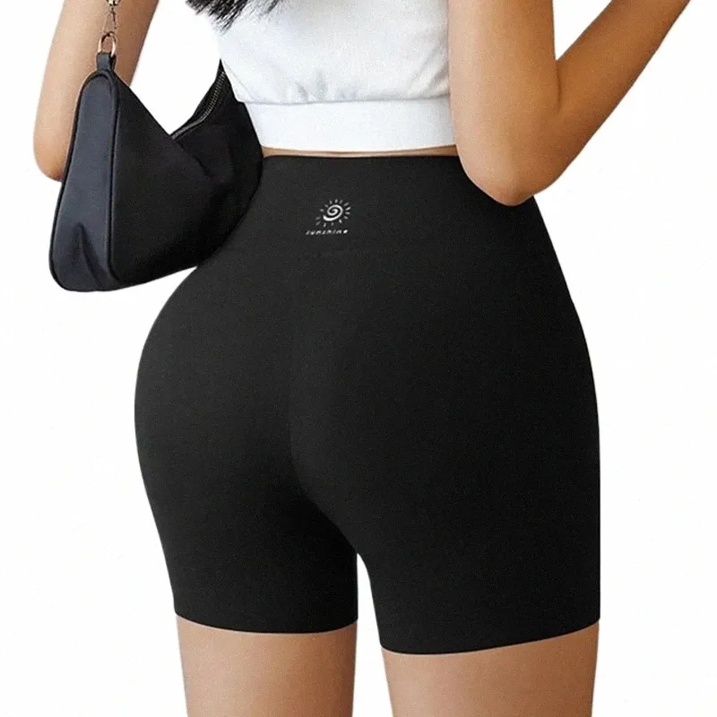 Seaml Gym Sports Shorts Mulheres Emagrecimento Tubarão Calças Curtas Femininas Senhoras Verão Boxer Shorts Roupas Femininas m47M #