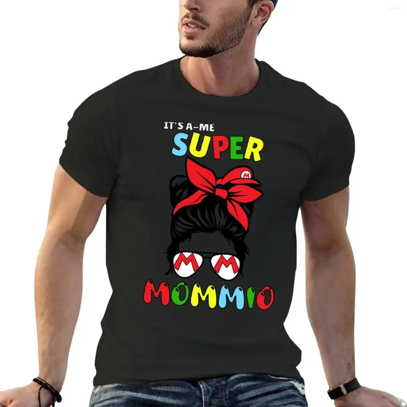 Männer Tank Tops Super Mommio Lustige Video Gaming Für Mama Mutter T-Shirt Kurzarm Mann Kleidung T Shirts Männer