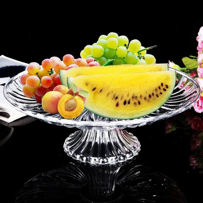 Fruit Plate Snack Candy Desktop Decorative Plate Dance Party Wedding Tableware Bread Plate Food Container Snack Tray