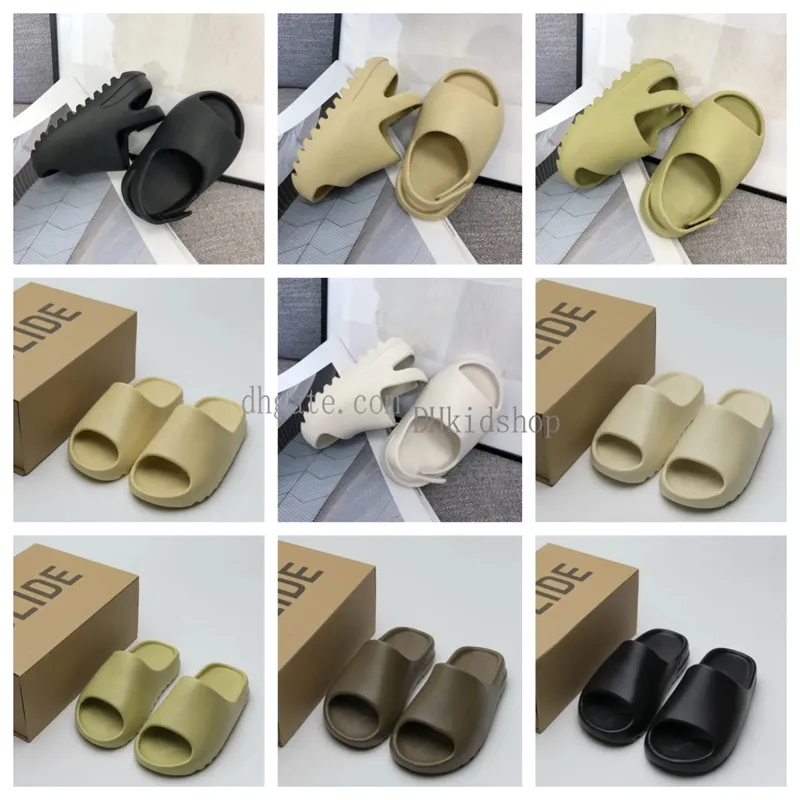 Çocuk Moda Sandalet Bebek Eva Ayakkabıları Erkek ve Kız Ayakkabı Çocuk Toddler Terlik Tasarımcı Bebek Çocuklar Plaj Ayakkabıları Reçine Sandalet 23-35