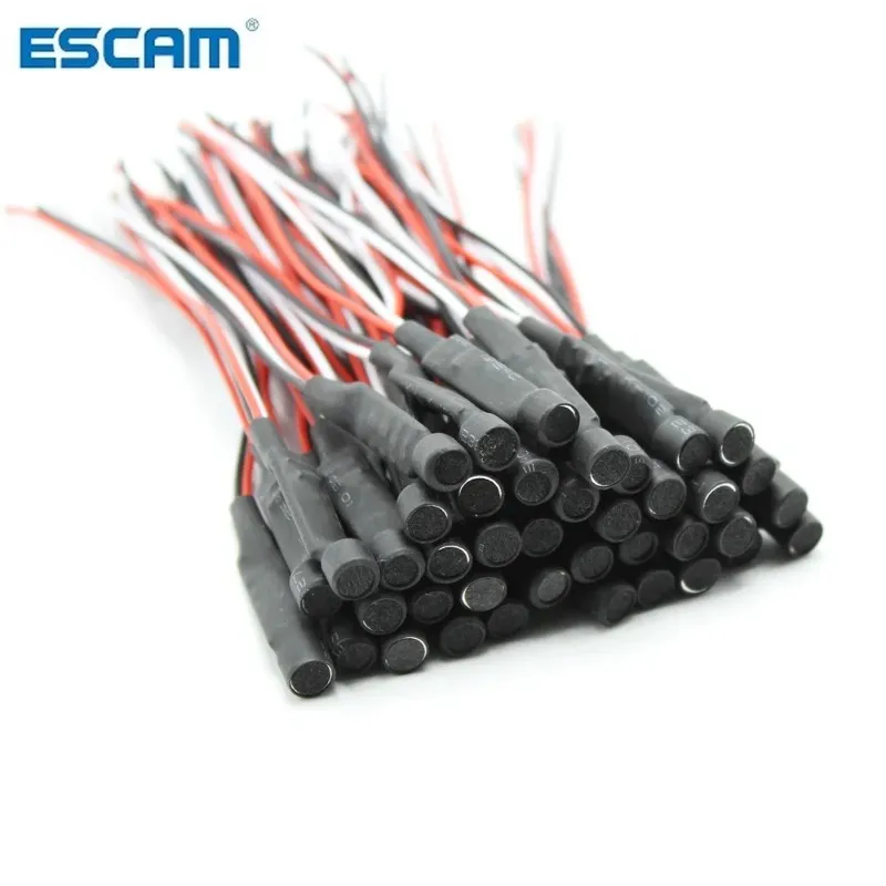 NEW ESCAM CCTV 6-12VDC Extremely Sensitive Microphone Voice Pickup Aerial Audio Signal Collection For Mini FPV Mic Camera DVR System