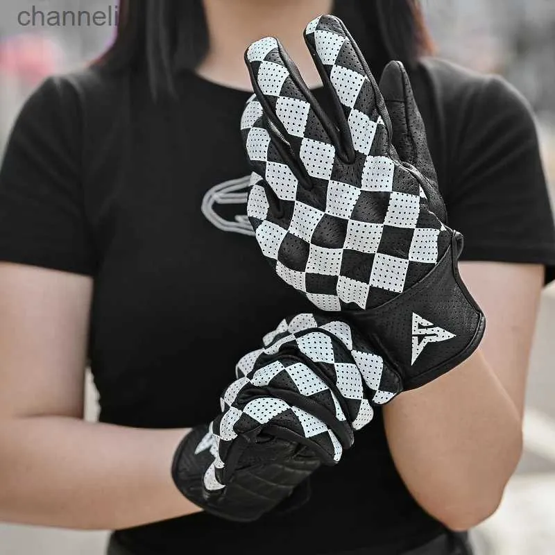 Gants tactiques Gants de moto été damier tendance écran tactile moto tactique étanche fitness entraînement motocross YQ240328