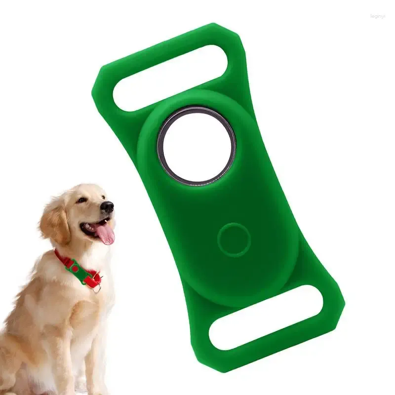 Coleiras de cachorro localizador colar capa protetora para rastreamento silicone rastreador titular caso gps localizador