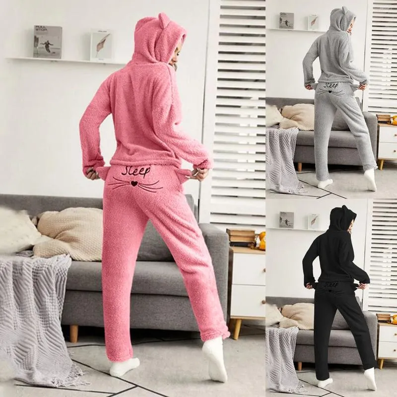 Vêtements de nuit pour femmes Pure Slim Pyjamas Cou Ensembles À Capuchon Fit Couleur Femmes Chemise De Mariée Pyjama Dame Soie Courte Pour Les Femmes