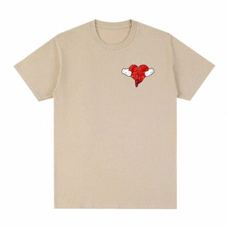 kanye West Heart Hip Hop T-shirt Vintage Cott Men T shirt New TEE TSHIRT Womens Tops Unisex 39Jg#