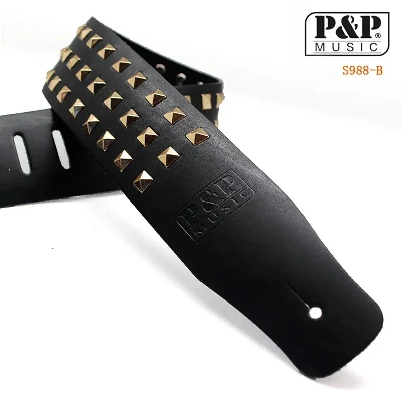 NIEUW 2024 P P HOGE KWALITEIT AANWIJNINGEN LEDER GITAAR STRAP VOOR ACOUSTISCHE ELEKTRISCHE GUIATR UKULELEL BASS ACCESSOIRES GITAR -PARTIJEN