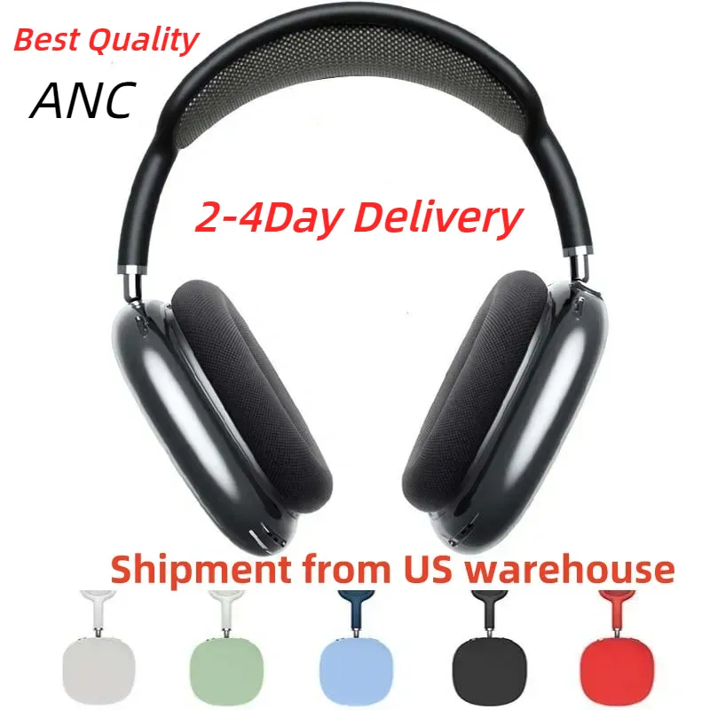 For Airpods Max Original Quality ANC Headband Headphone Accessories Transparent TPU Solid Silicone Waterproof Protective case AirPod Maxs Headphones Cover Case