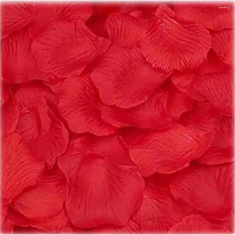 Fleurs décoratives 100pc fleur de soie rose Pétales de mariage décorations de fête de mariage Batte