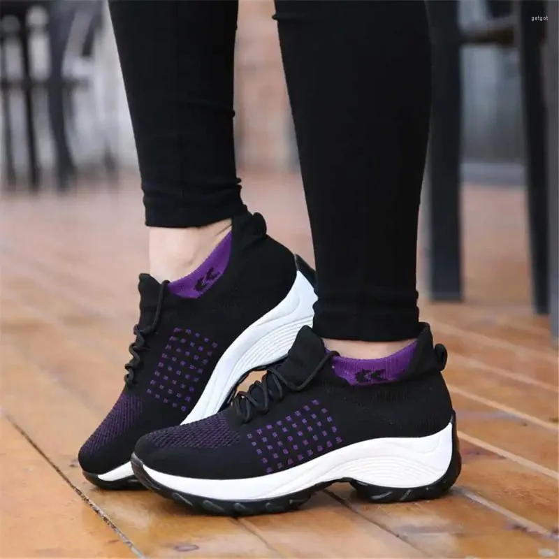 Casual Shoes Breattable Wedge Woman's Size 51 Vulcanize Sneakers Ladies Luxury What's 2024 Sports Sepatu Factory Tenid