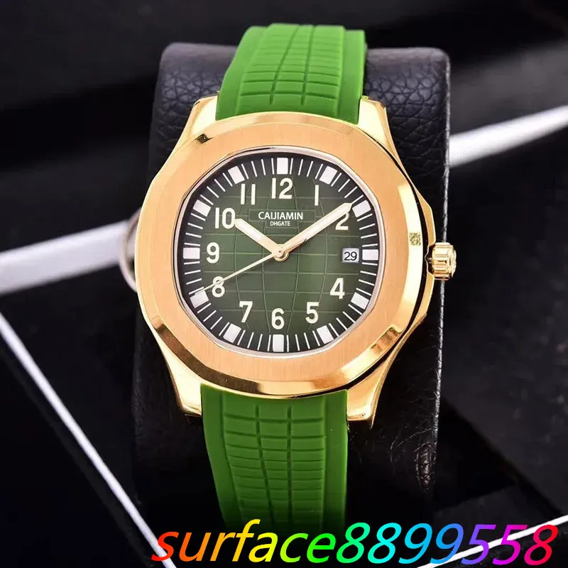 dropshipping-2024 montre de luxe mens watches Automatic 2813 movement 40mm comfortable rubber strap 5ATM waterproof luminous wristwatches