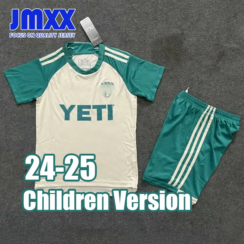 JMXX 24–25 Austin Kinder-Fußballtrikots, Kit-Stile, Kinderuniformen, Trikot, Fußballtrikot 2024–2025, Oberteil und Shorts, Kinderversion