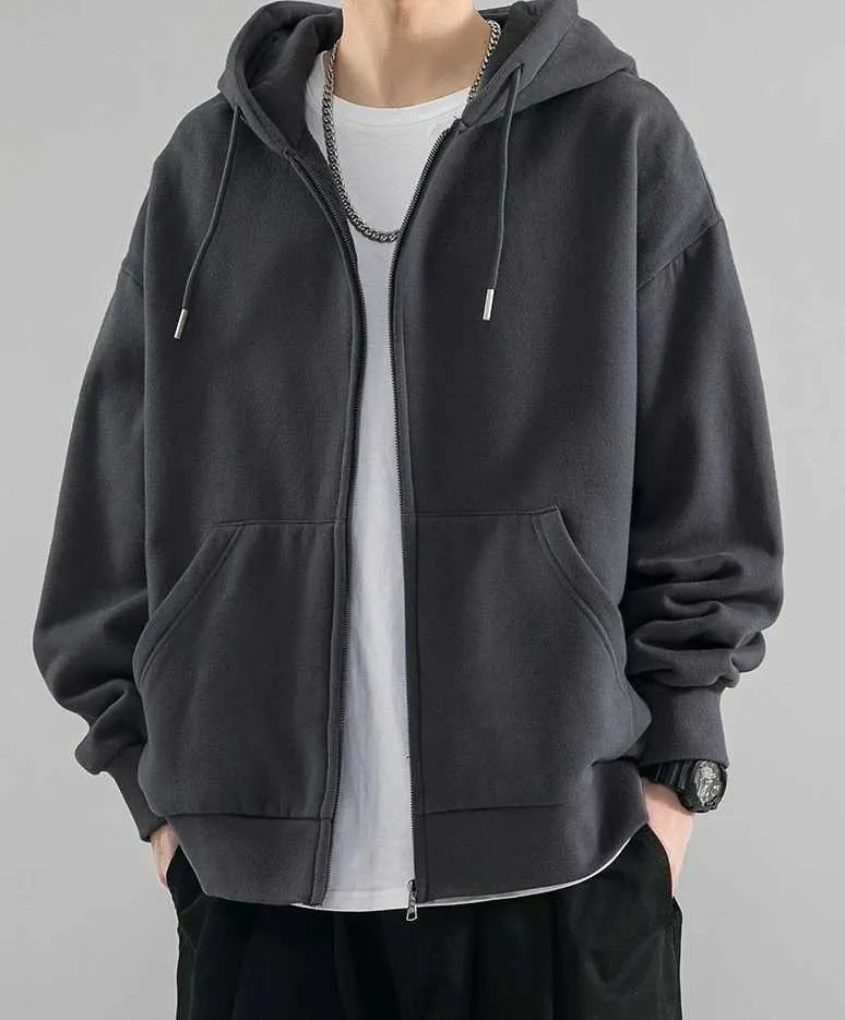 【MODERNIF】Cent Loose Fit Hood Zip-Up Set Up 3f282ccf-287d-40aa-b2aa-