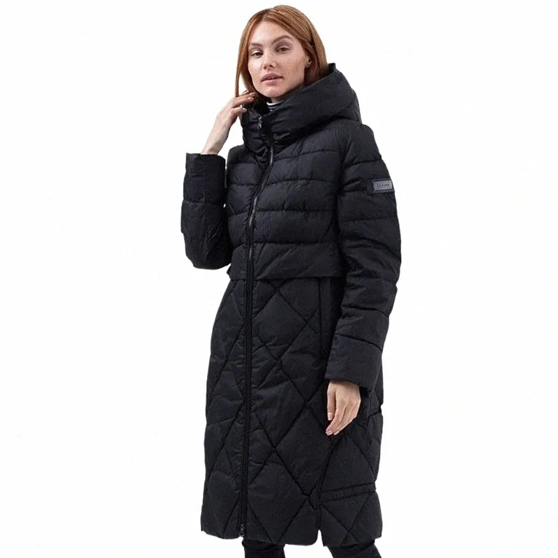 CEPRASK 2023 Ny vinterjacka Kvinnor quiltade 6xl LG FI Kvinnor Winter Coat Hooded High Quality Warm Down Jacka Parka S9VC#