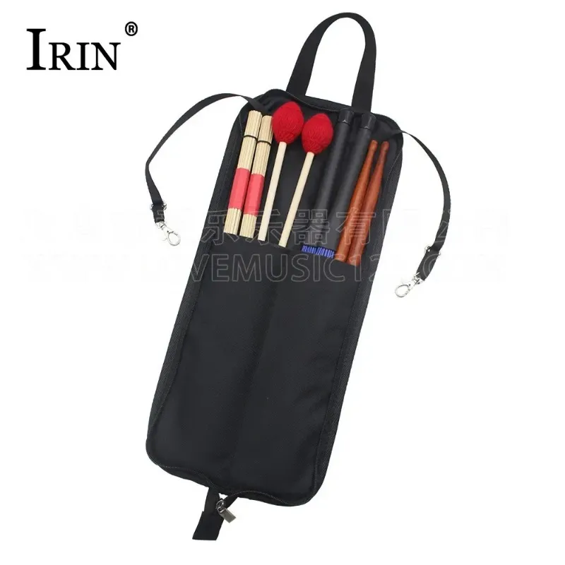 Sac pour baguettes de tambour, étui résistant à l'eau 600D avec sangle de transport pour baguettes, accessoires d'instruments de batterie à Percussion, sac pour baguettes