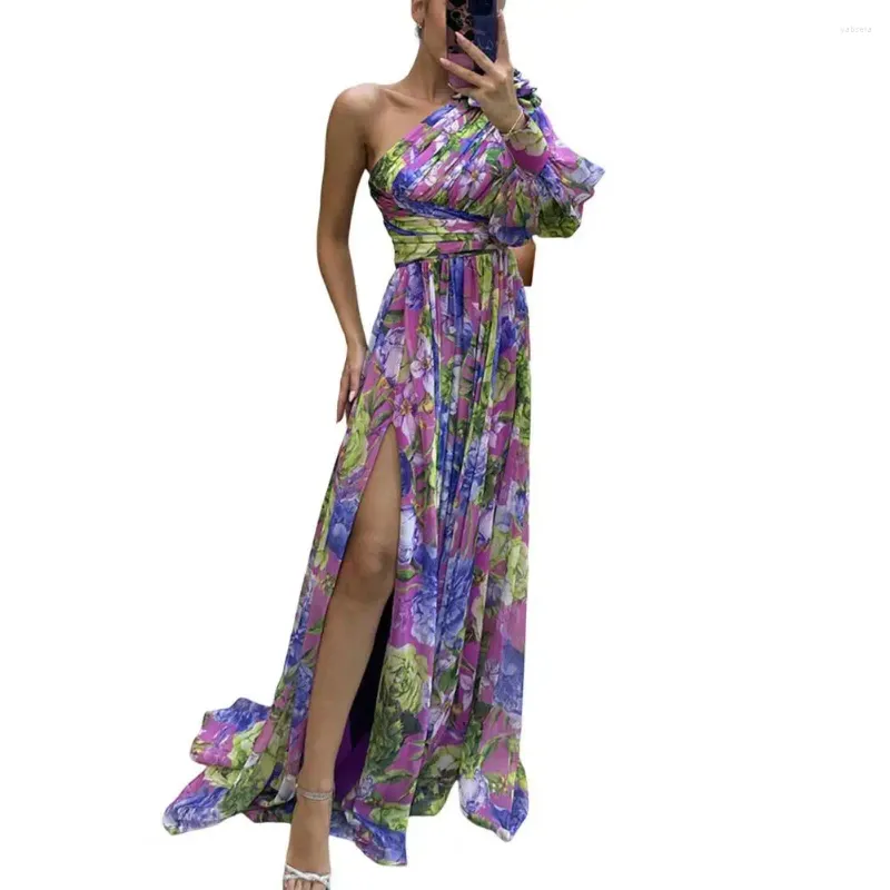 Sexy Flowers Flower Shape Sloping Shoulder One Step Skirt Dresses Sexy Flowers Flower Shape Sloping Shoulder One Step Skirt Dresses