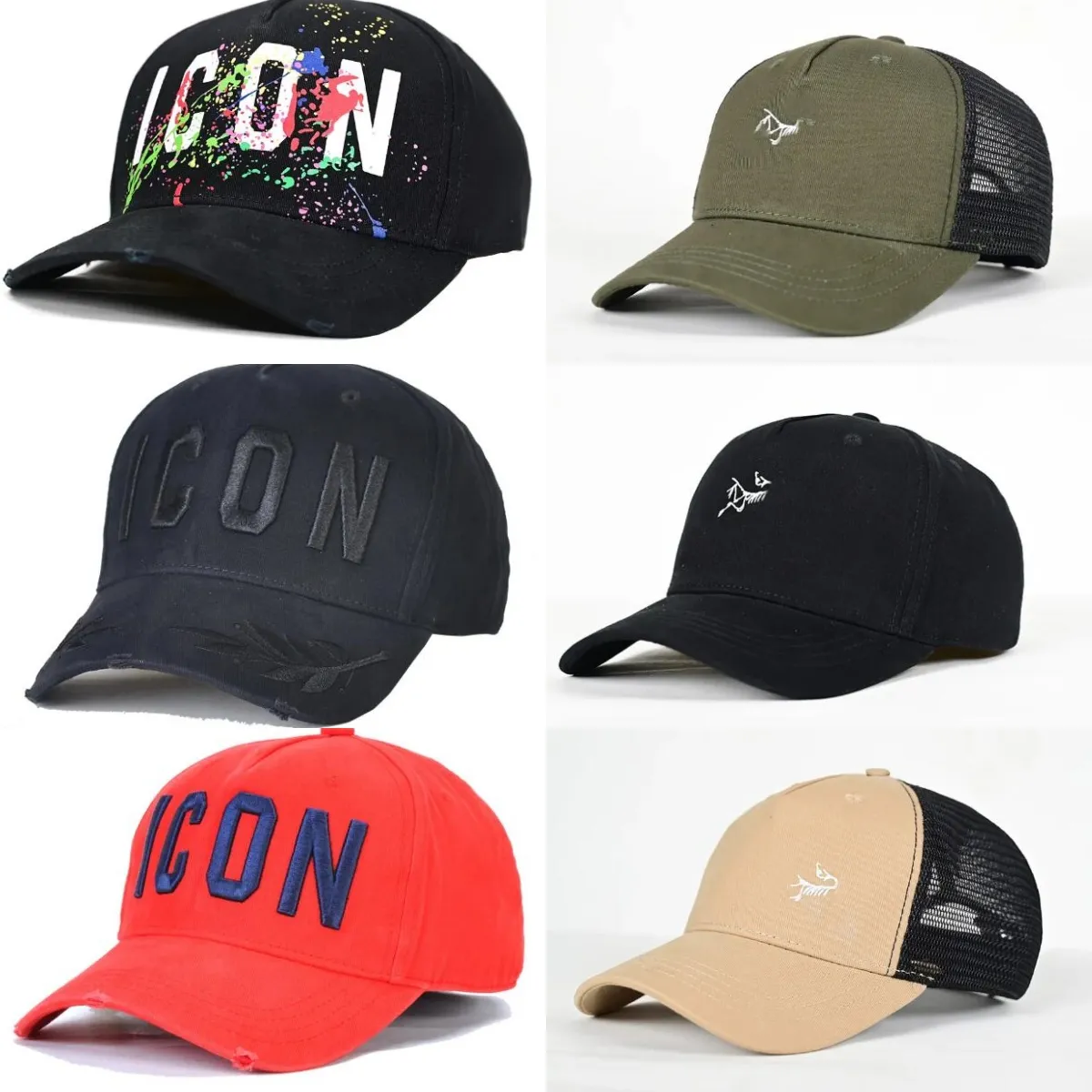 Men Cap Designers Fashion Baseball Hat Summer Mesh Golf Caps Motorsport Racing Chapeaux Sunscrus Casual Hats Ajustement