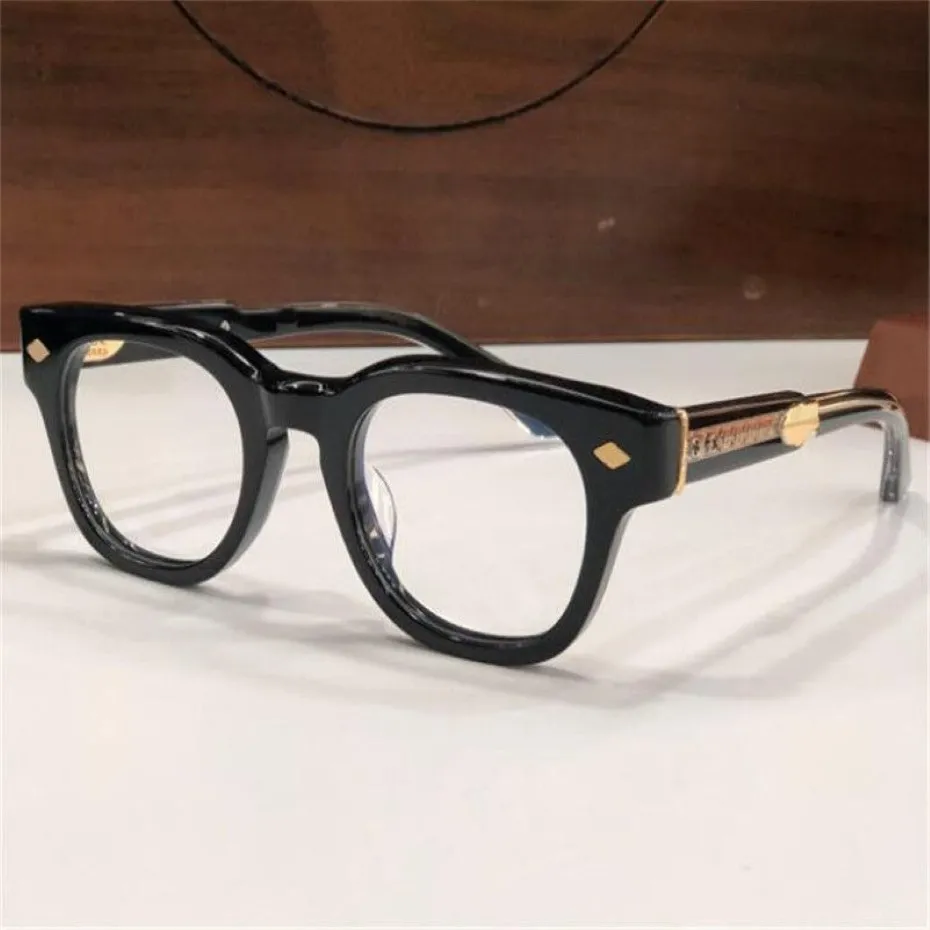 새로운 패션 디자인 광학 안경 광장 두꺼운 판자 프레임 단순 인기 인기있는 클래식 스타일 다목적 안경 투명 렌즈 제나 294Q
