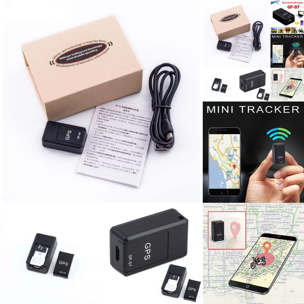 جديد GF07 GSM GPRS MINI CAR MAGNECT GPS anti-lost التسجيل في الوقت الفعلي تتبع جهاز التعقب دعم MINI TF CARD