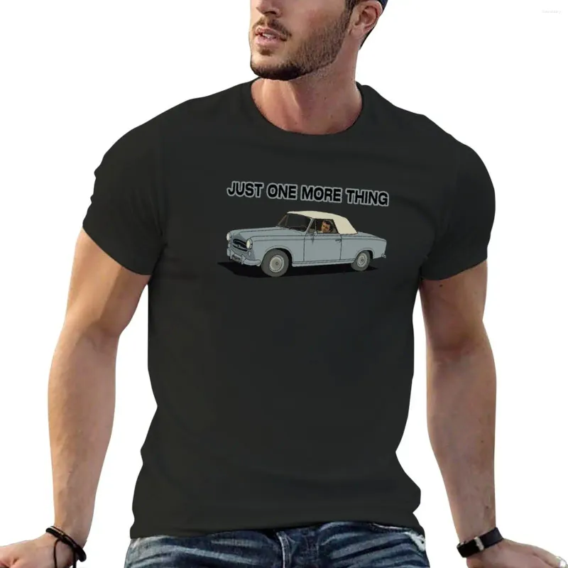 Tanktops voor heren Columbo Driving - Just One More Thing T-shirt Plus maten T-shirts Vintage shirt heren grappig