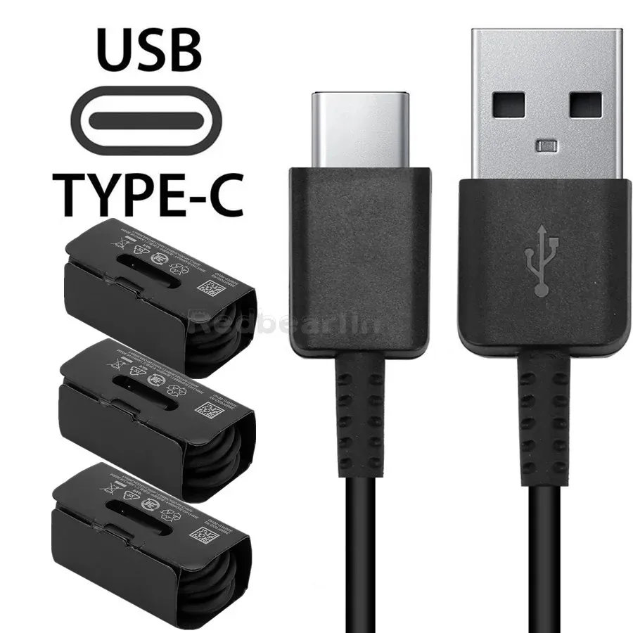 1M 3FT Typ c USB C Ladegerät Kabel Schnellladekabel Für Samsung Galaxy S10 S8 S20 S22 S23 Hinweis 10 htc lg