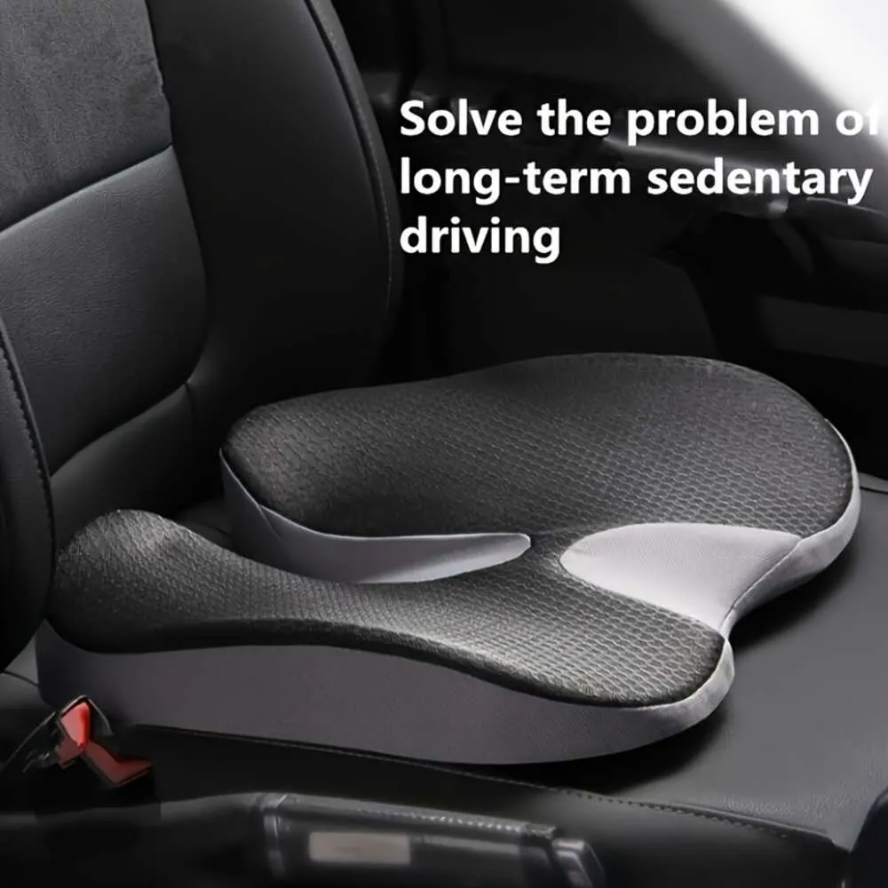 Coussin de chaise de bureau en gel + mousse à mémoire de forme, coussin de siège de voiture pour la conduite, les jeux