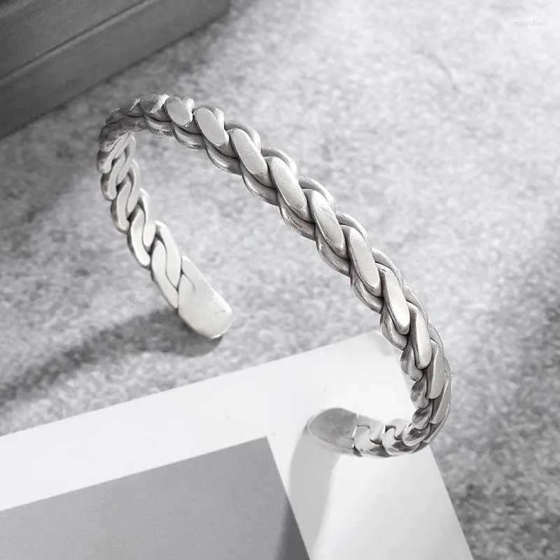 Bracelet À La Mode Et Créatif Twist Tressé Ouvert Bracelets Pour Femmes Personnalité Charme Tendance Bracelet Accessoires Bijoux Pour Hommes Cadeaux