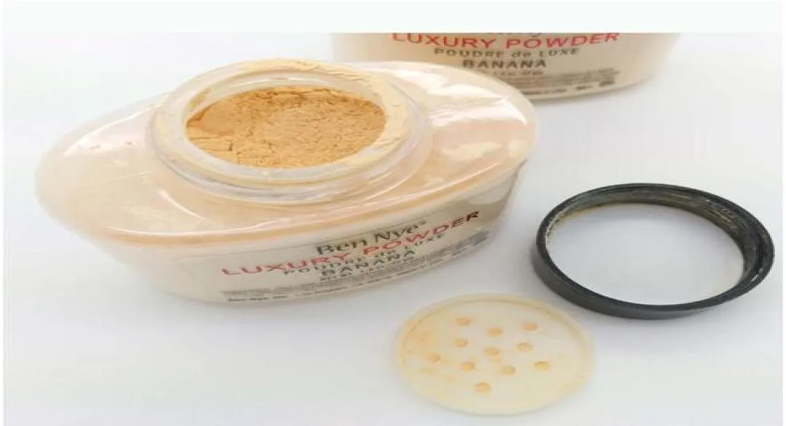 12 PCS Quality Ben Nye Luxury Powder 42G 15 oz Nytt naturligt ansikte Löst pulver Vattentät näringsrika banan9467682