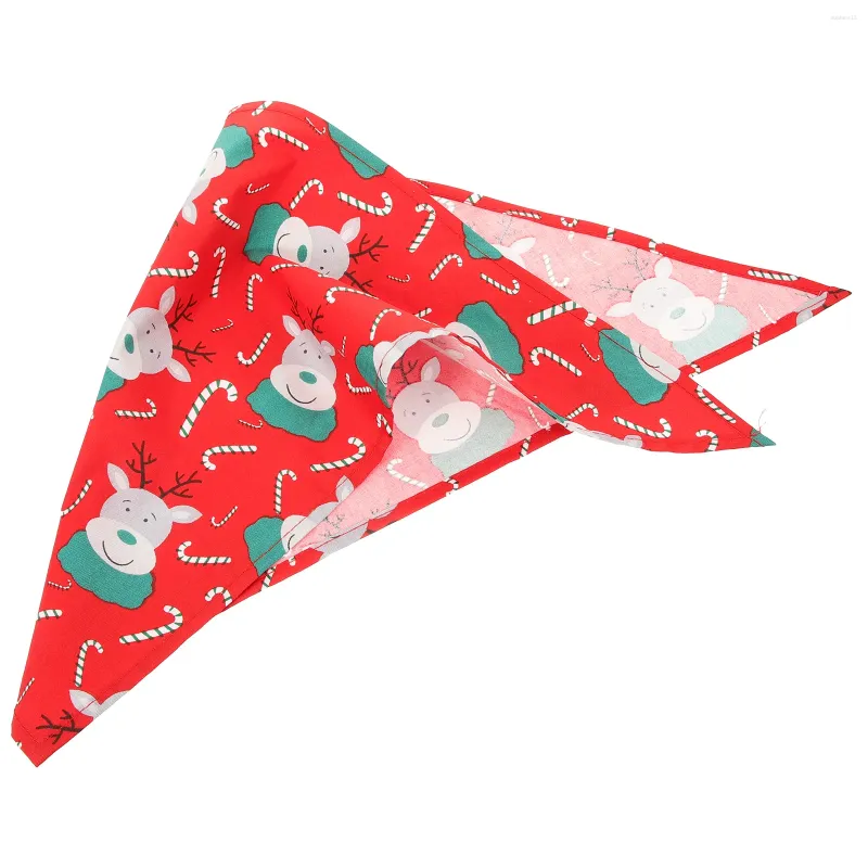 Dog Apparel Christmas Bandana Pet Triangle Bib Cat Scarf Decorative Xmas