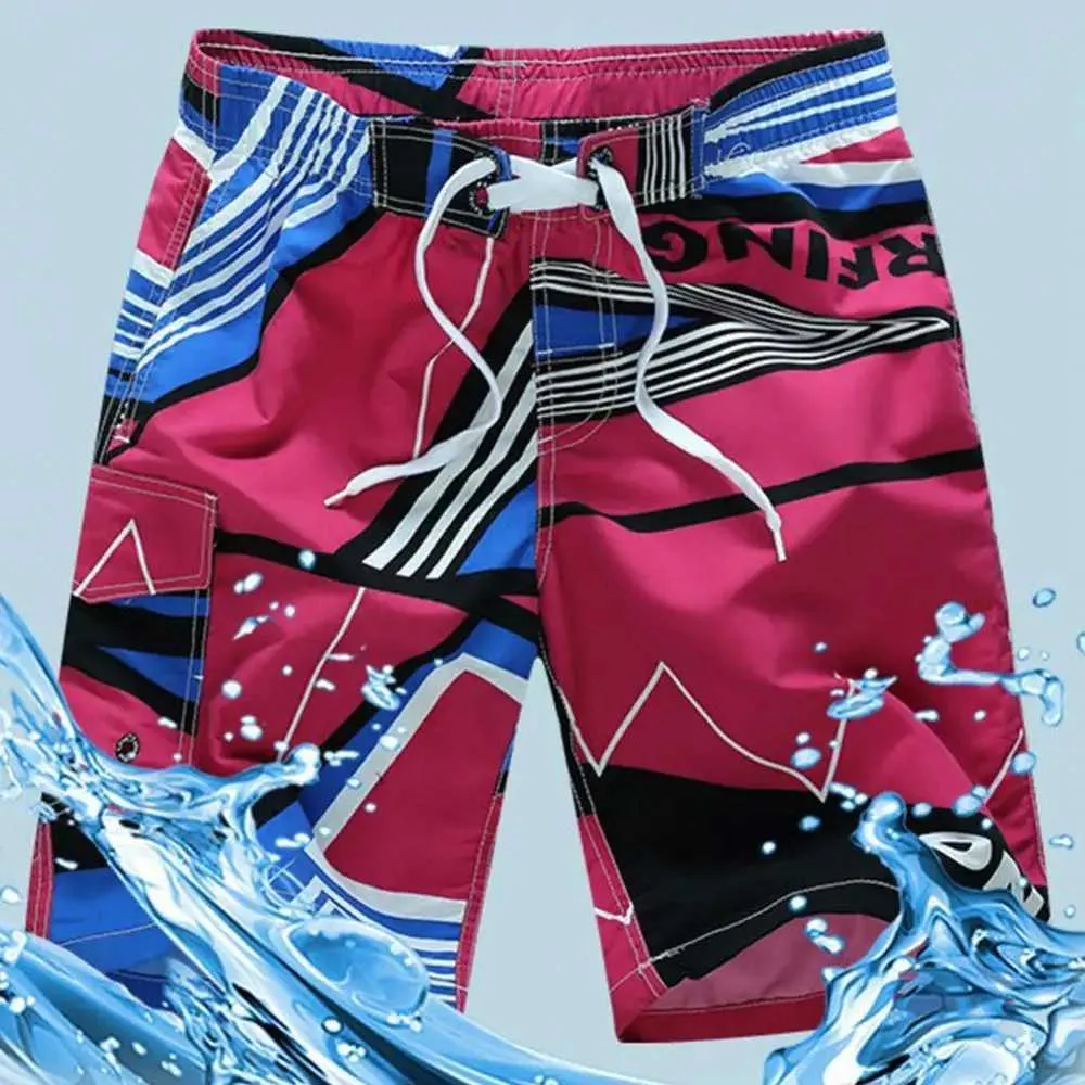 Herenshorts 2021 Zomer Heren Strandshorts Kleurrijk Grote maten Blok Ademend Slepen Zwembroeken Hardloopsport Surfshorts voor heren J240328