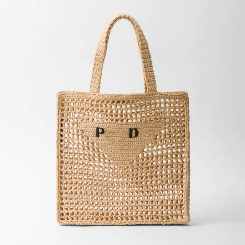 Luxury Designer bag Tote Bag Straw bag large capacity for leisure shopping bag with summer beach bags Lafite linen woven letter bag Shoulder bag