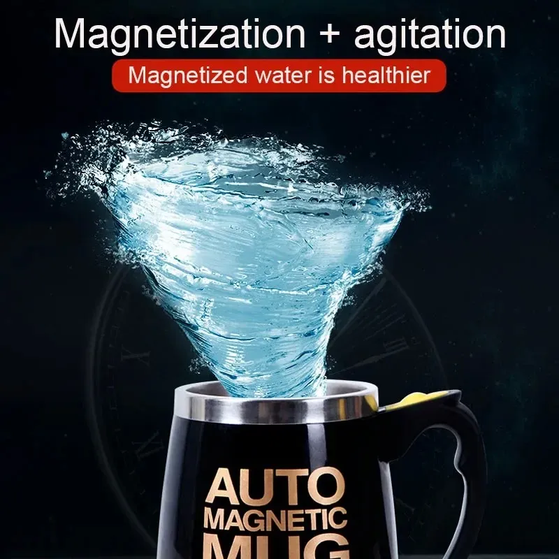 2024 New Automatic Self Stirring Magnetic Mug, Creative Stainless Steel Coffee Milk Mixing Cup Blender, Lazy Smart Mixer Thermal Cup