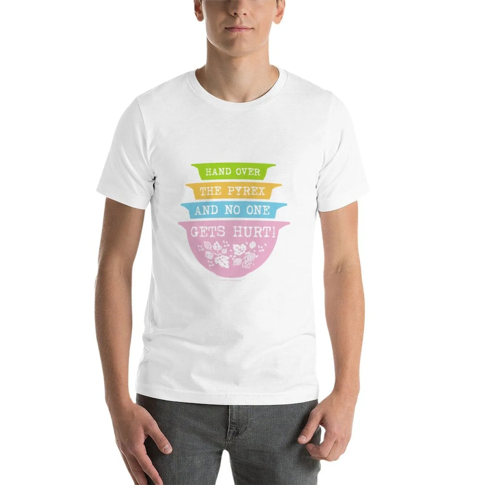 DHgate Gooseberry Hand Over The Pyrex Short Sleeve Unisex T Shirt for Men and Women Apparel