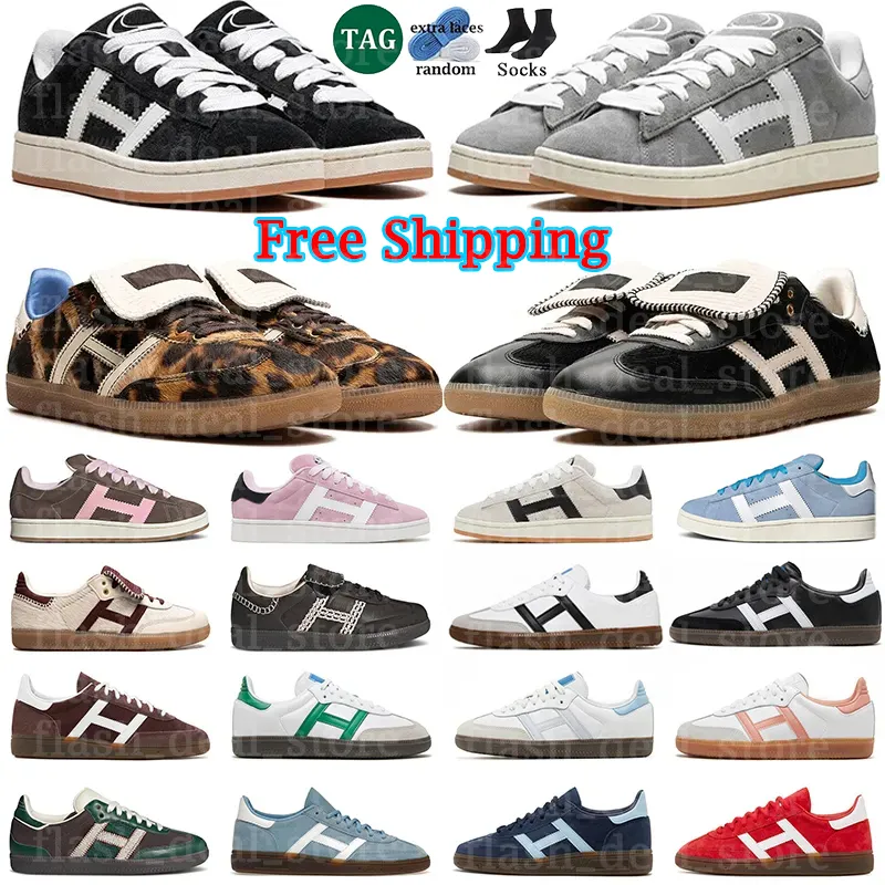 Free shipping Designers og shoes for men women vegan adv 00s grey gum shoe spezial sneakers Pony leopard black white bright blue clear pink dark green mens trainer