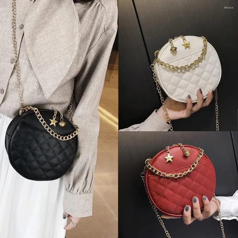 2024 Fashion Womens Round Leather Shoulder Bag Circular Crossbody Messenger Purse For Ladies From Liehuzuo 14.07 DHgate.Com