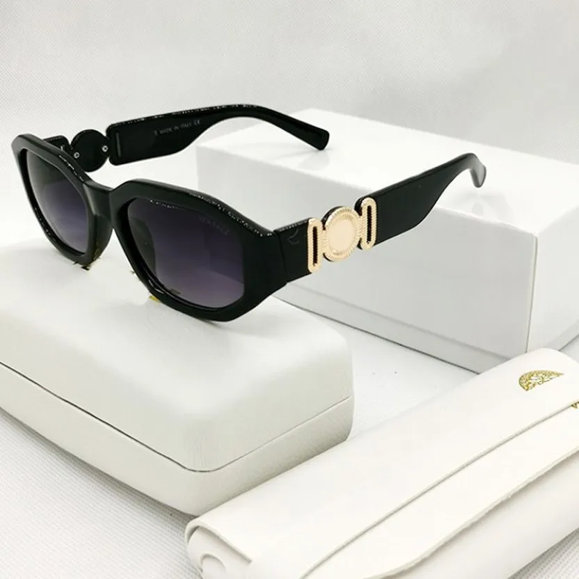 Luxury Fashion brand designer sunglasses flower Bronzing logo Vintage men sunglass Irregular Steam Punk Women sunglasses for eyewe191G