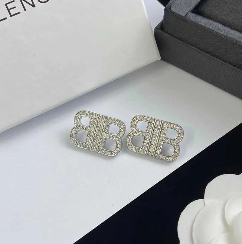 Designer Bb Earrings Gold Jewelry Charm Home Paris Style New Live Tiktok in Autumn and Winter 3sl6