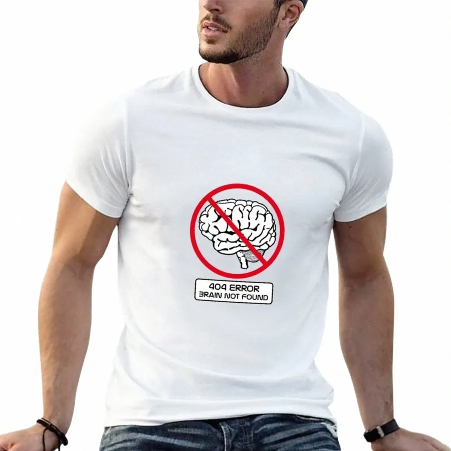 Cerveau introuvable T-Shirt garçons blancs sublimes t-shirts unis hommes W1WM #