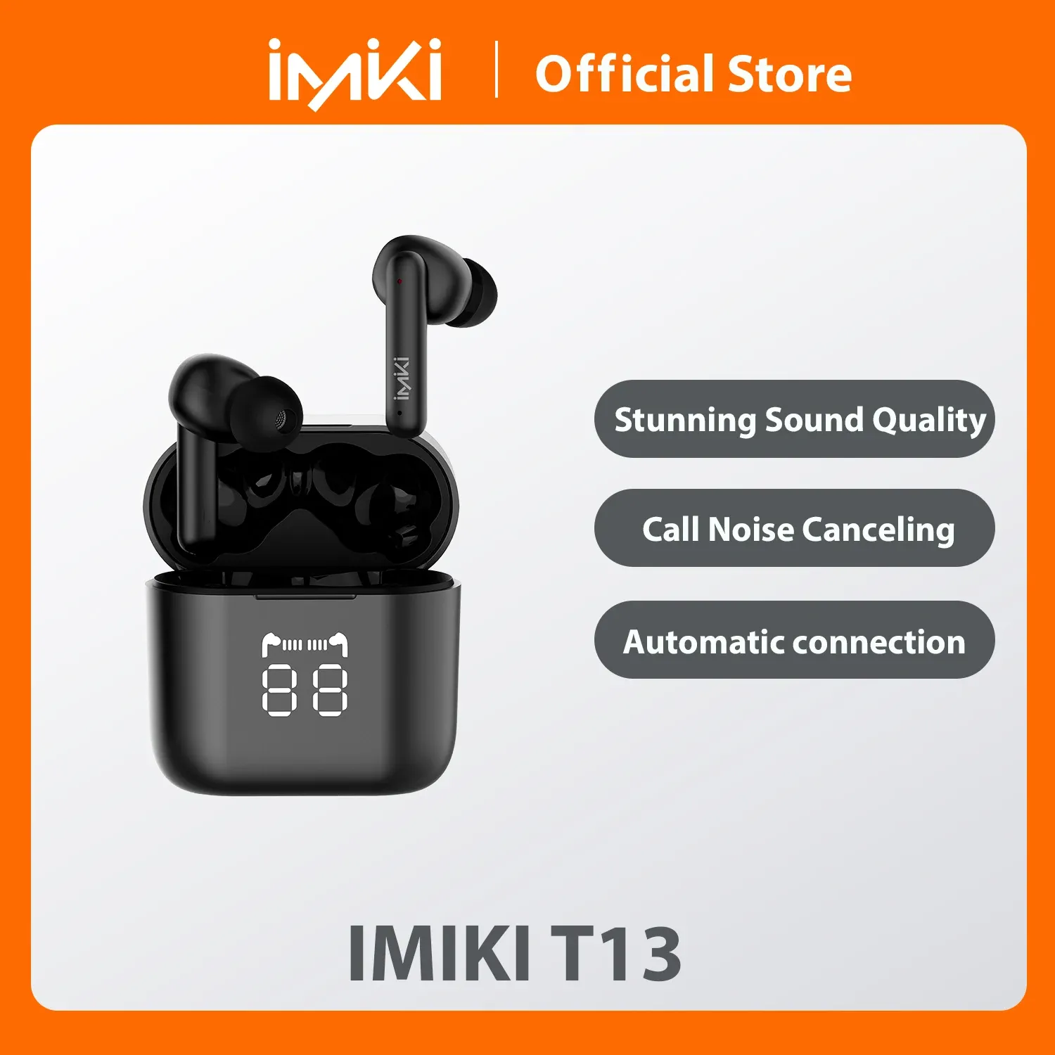 Fones de ouvido imiki t13 fones de ouvido sem fio