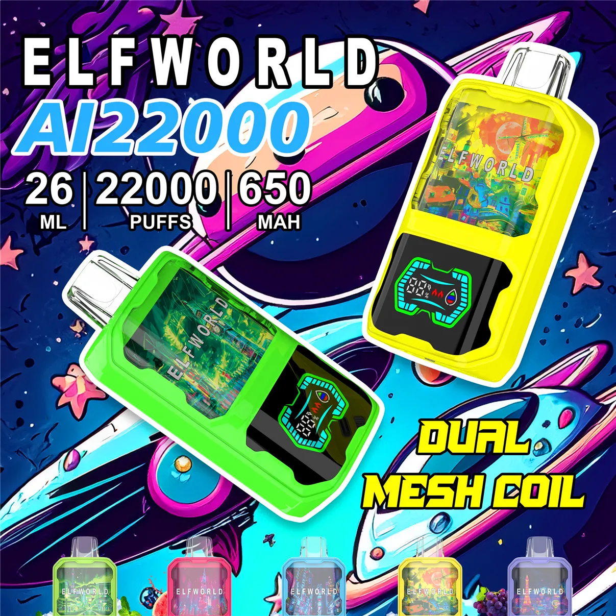 Elfworld Puff 2800 7000 9000 10000 12000 15000 20000 9K 12K 15K 20K 20K Puffs Dostęp Elf Elf Elf World Razz Bar DeSechable Vaper Tornado elektroniczny papieros