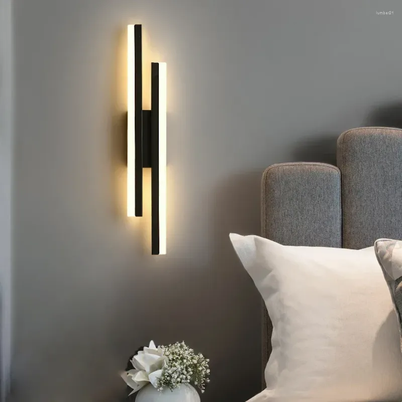 Wall Lamp Indoor LED Modern Nordic Creative Decor Strip Background For El Hallway Corridor Living Room