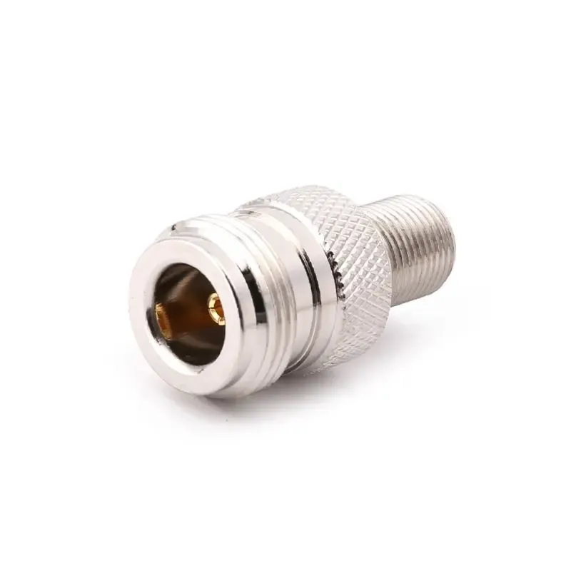 F Type Female To N Type Female RF Connector Coaxial Converter Antenna Adapter Straight