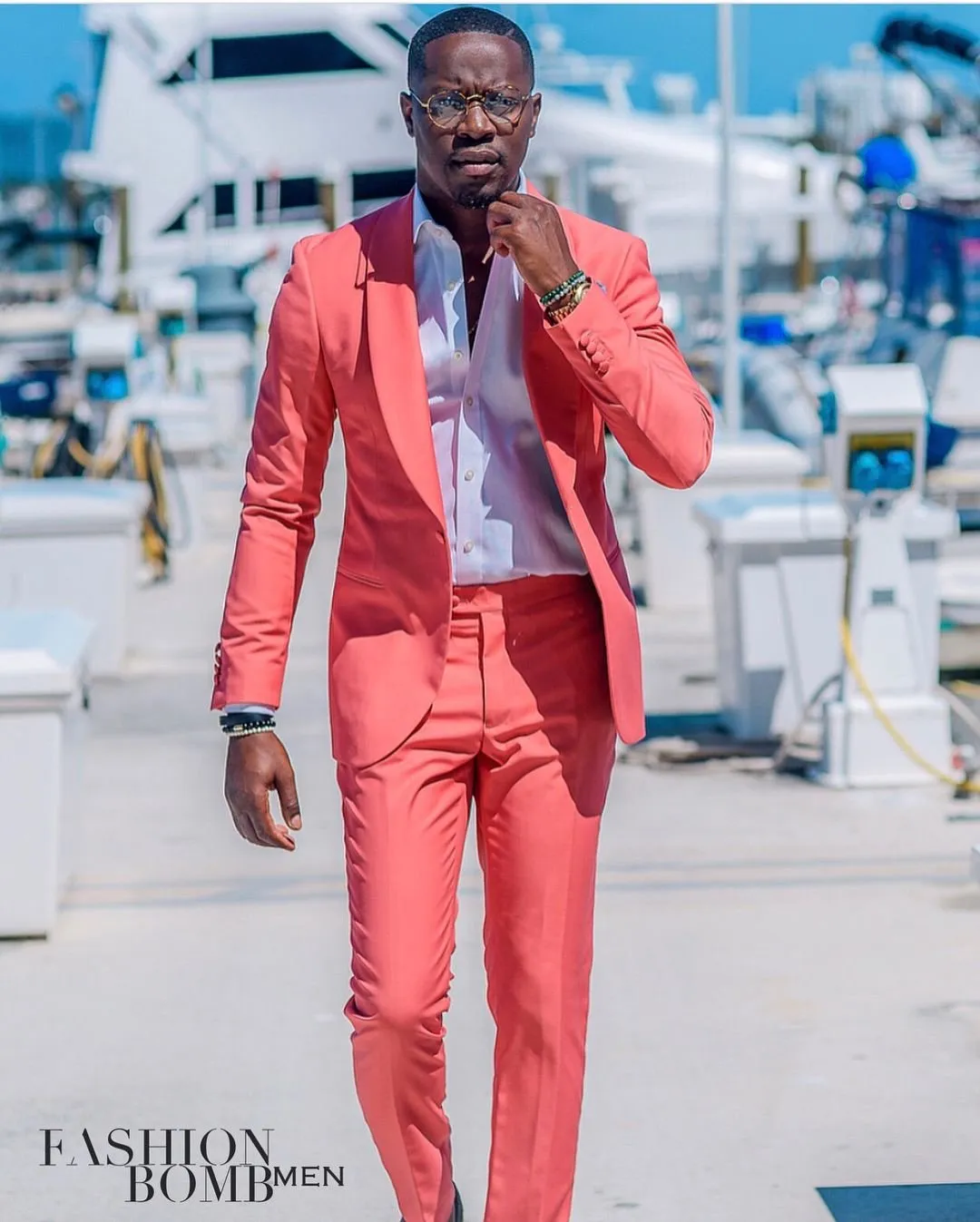 Wedding Attire Big And Tall Semi Formal Wear Coral Mens Suit