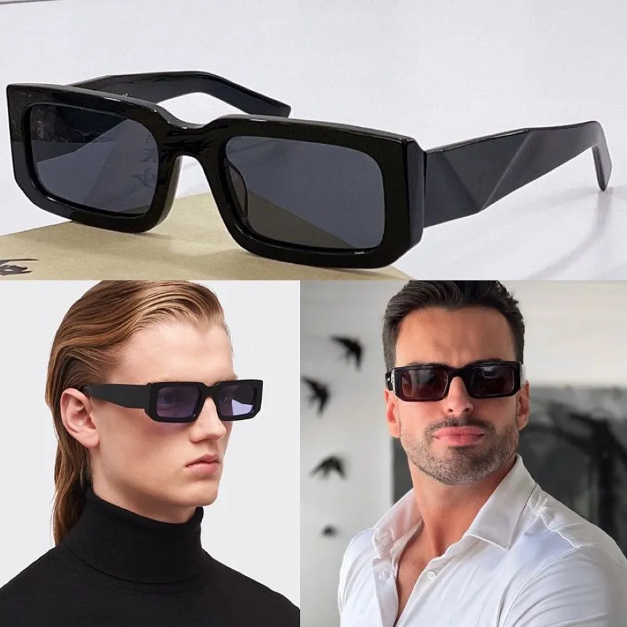 Lunettes de soleil de marque bien connue Occhiali Symbole PR 06YS lunettes pour hommes et femmes mode triangle décoration grandes tempes protection des yeux2099