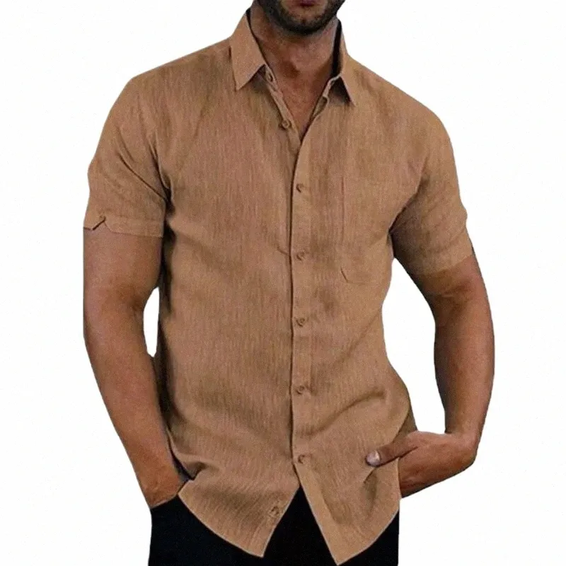KISSQIQI Men's Snake Print Short Sleeve Shirt - Faux Leather Slim Fit Button Down For Parties