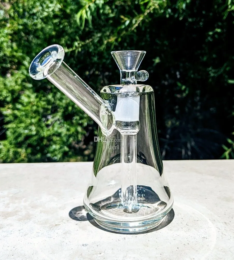 5.5" Thick Hammer Glass Bubbler Bong Carb Hole Premium Quality Water Pipe Hookah